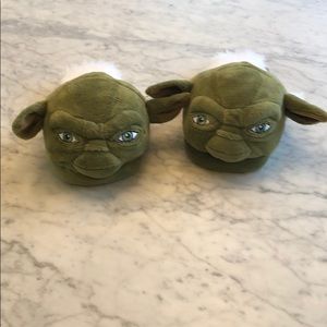 Yoda H&M Green/White Unisex Slippers 7.5-8.5